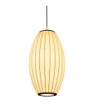 Step Into Design Lampa wisząca SILK BARREL biała 60 cm ST-2335-30 Step Into Design Lampa wisząca SILK BARREL biała 60 cm ST-2335-30