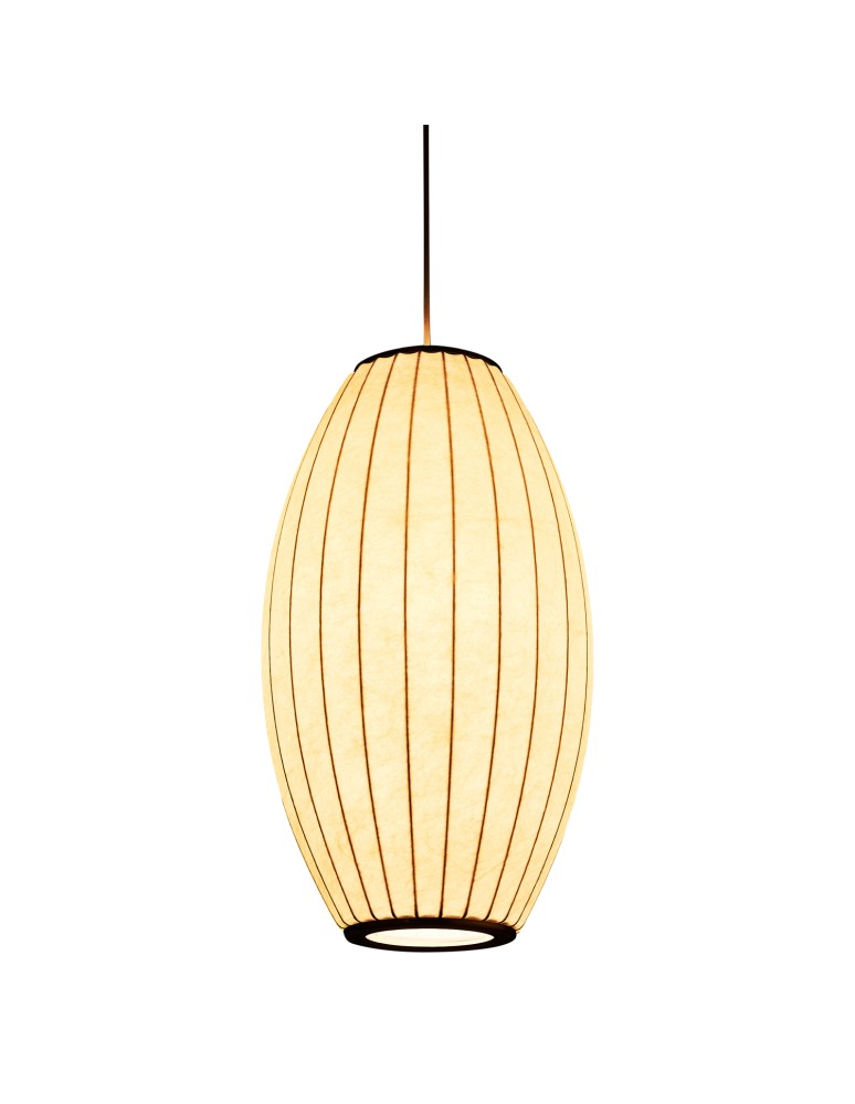 Step Into Design Lampa wisząca SILK BARREL biała 60 cm ST-2335-30 Step Into Design Lampa wisząca SILK BARREL biała 60 cm ST-2335-30