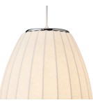 Step Into Design Lampa wisząca SILK BARREL biała 60 cm ST-2335-30 Step Into Design Lampa wisząca SILK BARREL biała 60 cm ST-2335-30