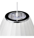 Step Into Design Lampa wisząca SILK BARREL biała 60 cm ST-2335-30 Step Into Design Lampa wisząca SILK BARREL biała 60 cm ST-2335-30