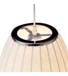 Step Into Design Lampa wisząca SILK BARREL biała 60 cm ST-2335-30 Step Into Design Lampa wisząca SILK BARREL biała 60 cm ST-2335-30