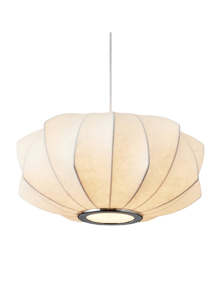 Step Into Design Lampa wisząca SILK V-shape biała 45 cm ST-2331-45 Step Into Design Lampa wisząca SILK V-shape biała 45 cm ST-2331-45