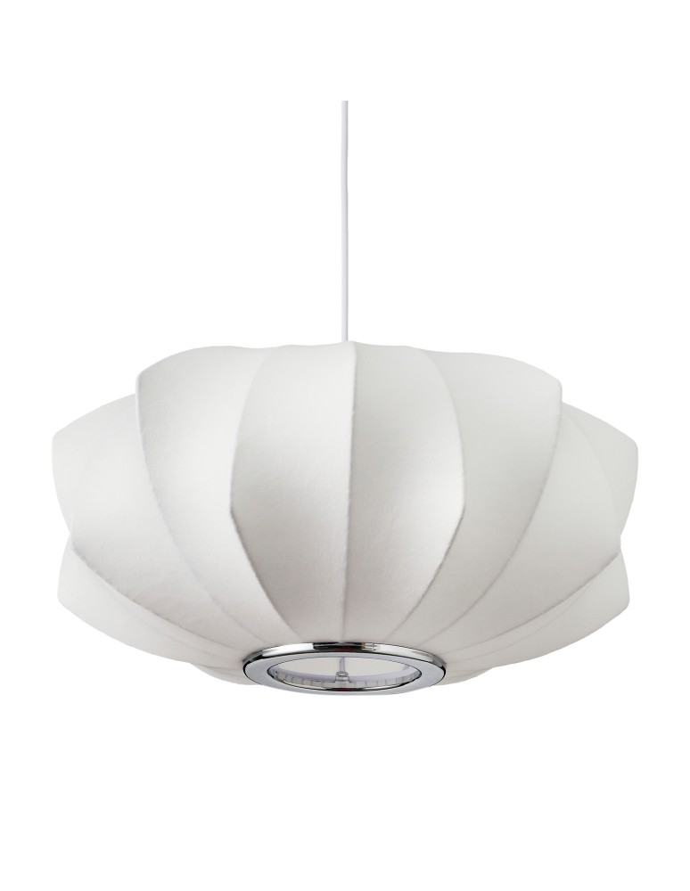 Step Into Design Lampa wisząca SILK V-shape biała 45 cm ST-2331-45 Step Into Design Lampa wisząca SILK V-shape biała 45 cm ST-2331-45