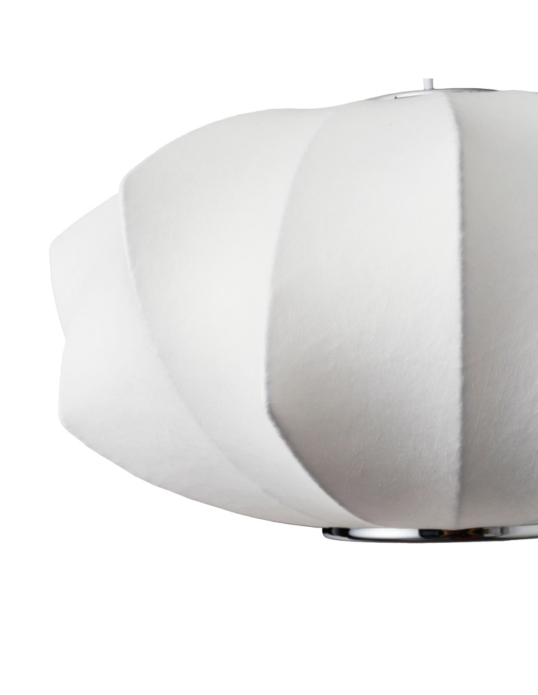 Step Into Design Lampa wisząca SILK V-shape biała 45 cm ST-2331-45 Step Into Design Lampa wisząca SILK V-shape biała 45 cm ST-2331-45