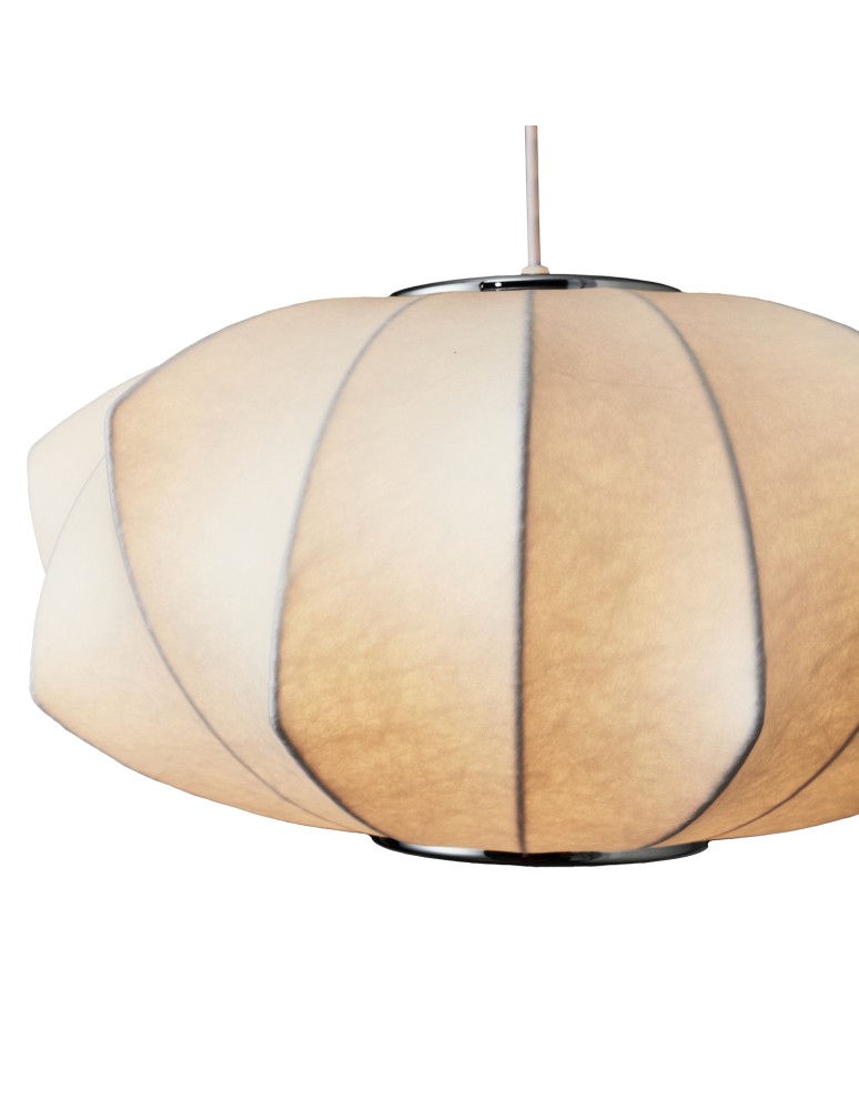 Step Into Design Lampa wisząca SILK V-shape biała 45 cm ST-2331-45 Step Into Design Lampa wisząca SILK V-shape biała 45 cm ST-2331-45