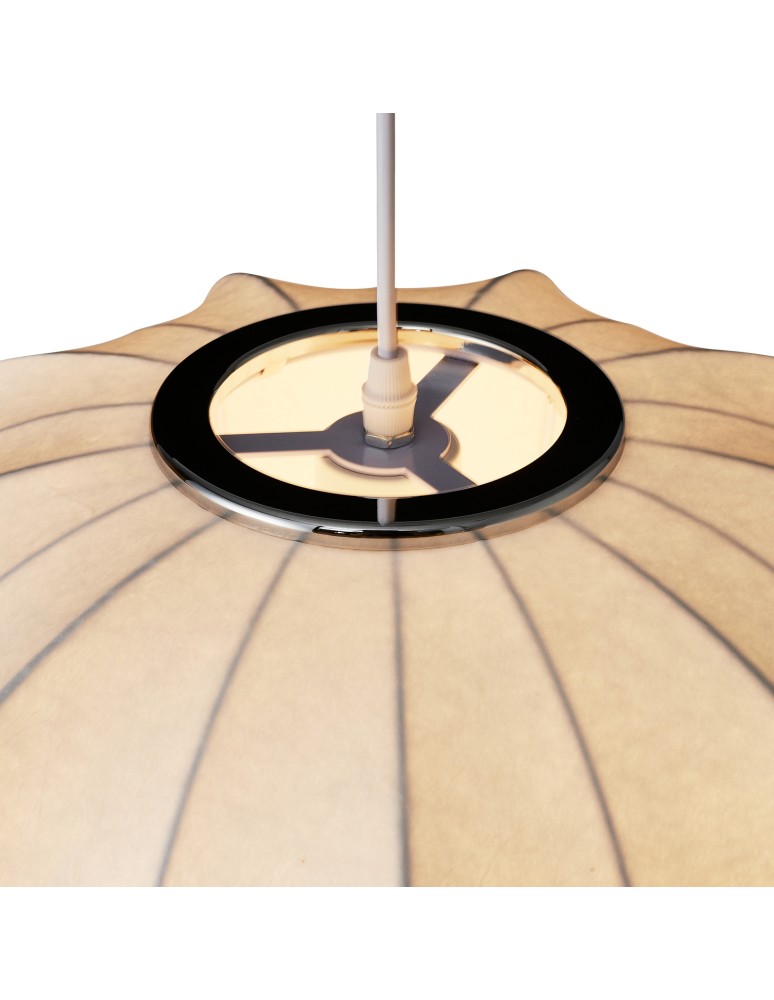 Step Into Design Lampa wisząca SILK V-shape biała 45 cm ST-2331-45 Step Into Design Lampa wisząca SILK V-shape biała 45 cm ST-2331-45