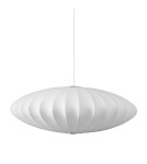 Step Into Design Lampa wisząca SILK FLAT biała 50 cm ST-2328-50 Step Into Design Lampa wisząca SILK FLAT biała 50 cm ST-2328-50