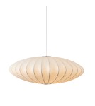 Step Into Design Lampa wisząca SILK FLAT biała 50 cm ST-2328-50 Step Into Design Lampa wisząca SILK FLAT biała 50 cm ST-2328-50