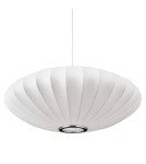 Step Into Design Lampa wisząca SILK FLAT biała 50 cm ST-2328-50 Step Into Design Lampa wisząca SILK FLAT biała 50 cm ST-2328-50