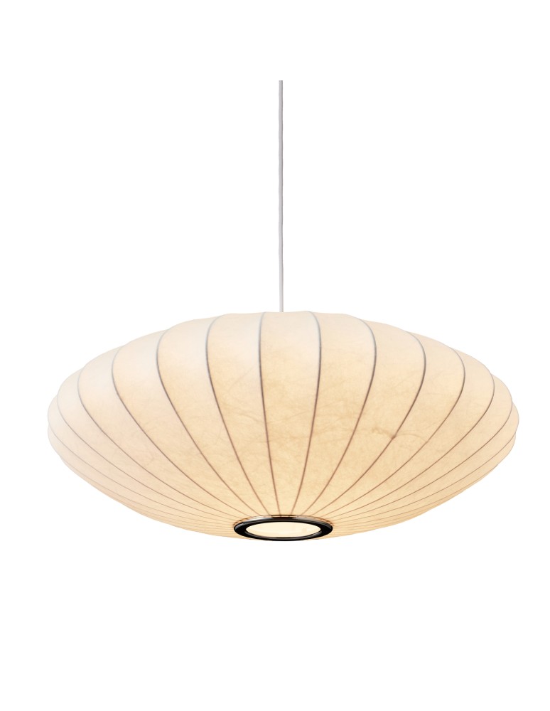 Step Into Design Lampa wisząca SILK FLAT biała 50 cm ST-2328-50 Step Into Design Lampa wisząca SILK FLAT biała 50 cm ST-2328-50