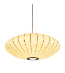 Step Into Design Lampa wisząca SILK FLAT biała 50 cm ST-2328-50 Step Into Design Lampa wisząca SILK FLAT biała 50 cm ST-2328-50