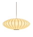 Step Into Design Lampa wisząca SILK FLAT biała 50 cm ST-2328-50 Step Into Design Lampa wisząca SILK FLAT biała 50 cm ST-2328-50