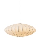 Step Into Design Lampa wisząca SILK FLAT biała 50 cm ST-2328-50 Step Into Design Lampa wisząca SILK FLAT biała 50 cm ST-2328-50