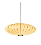 Step Into Design Lampa wisząca SILK FLAT biała 50 cm ST-2328-50 Step Into Design Lampa wisząca SILK FLAT biała 50 cm ST-2328-50