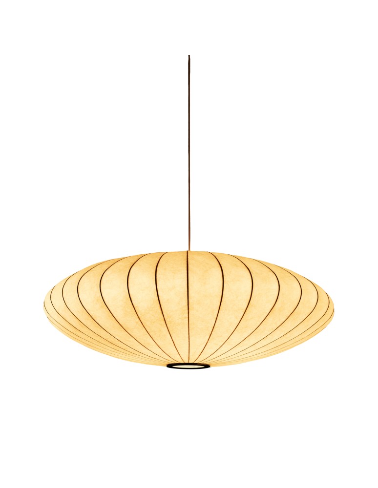 Step Into Design Lampa wisząca SILK FLAT biała 50 cm ST-2328-50 Step Into Design Lampa wisząca SILK FLAT biała 50 cm ST-2328-50