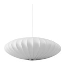Step Into Design Lampa wisząca SILK FLAT biała 50 cm ST-2328-50 Step Into Design Lampa wisząca SILK FLAT biała 50 cm ST-2328-50
