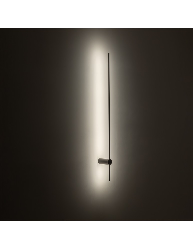 Kinkiety designerskie - Nowodvorski SABER LED L  Ścienna Kinkiet obrazowe Max moc 16W LED 3000K Czarny 10314 - product kolory-swiatla.pl 2