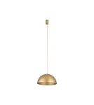 Lampy wiszące złote - Nowodvorski HEMISPHERE SUPER S  Sufitowa Wisząca Max moc 12W only LED GX53 Satynowy złoty 10616 - product 1