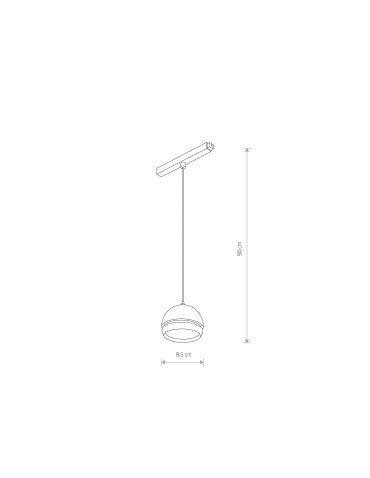 Nowodvorski LVM SLOT LED 8W 4000K System konfigurowalny LVM Track System Lampa LED Max moc 8W LED 4000K Czarny 10654 - produkt 2