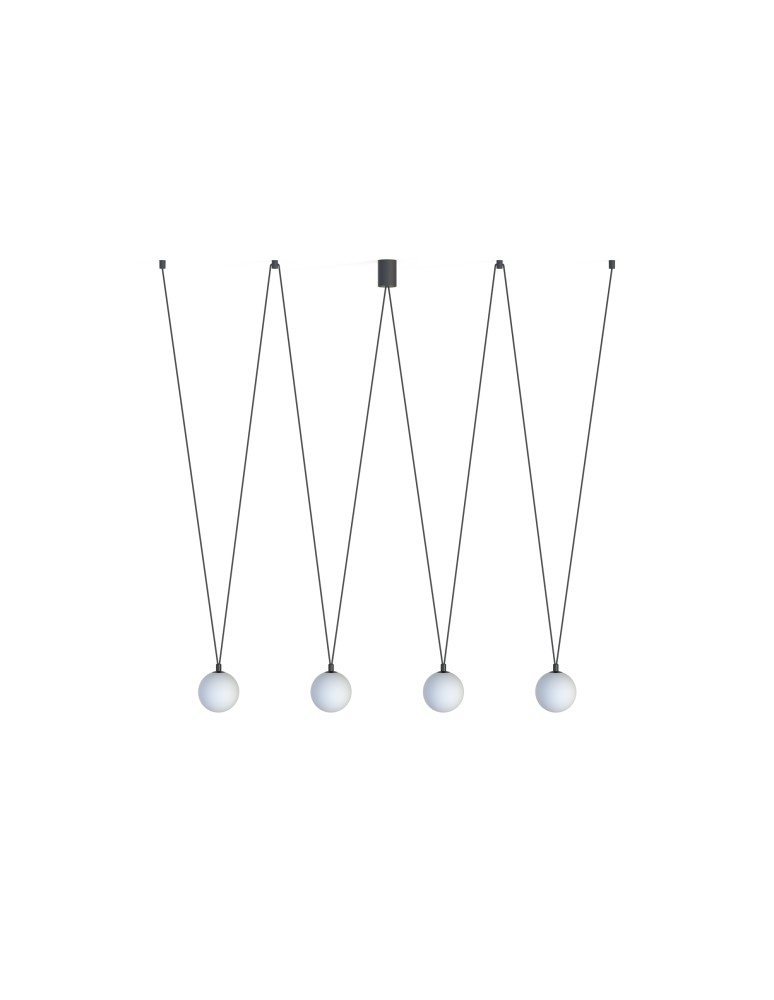Nowodvorski SLING IV  Sufitowa Wisząca Max moc 12W only LED G9 Czarny 10354