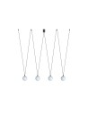 Nowodvorski SLING IV  Sufitowa Wisząca Max moc 12W only LED G9 Czarny 10354