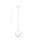 Nowodvorski AMELIA BL CG Zewnętrzna  Sufitowa Wisząca Max moc 10W only LED E27 Czarny 10496 Nowodvorski AMELIA BL CG Zewnętrzna  Sufitowa Wisząca Max moc 10W only LED E27 Czarny 10496