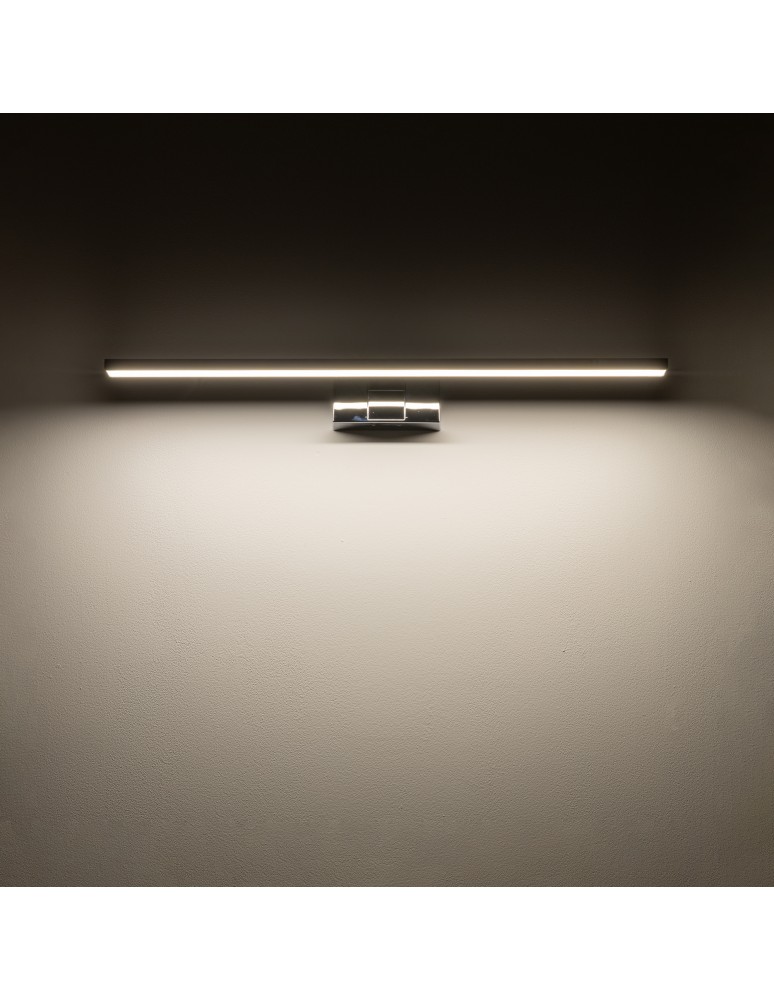 Nowodvorski CEZANNE LED M Ścienna Kinkiet obrazowe Max moc 12W LED 3000K Chrom 10666 Nowodvorski CEZANNE LED M Ścienna Kinkiet obrazowe Max moc 12W LED 3000K Chrom 10666