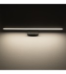 Kinkiety nad lustro - Nowodvorski CEZANNE LED M  Ścienna Kinkiet obrazowe Max moc 12W LED 3000K Czarny 10670 - product 2