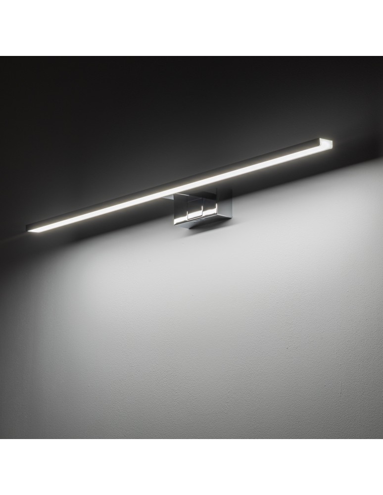 Nowodvorski CEZANNE LED L Ścienna Kinkiet obrazowe Max moc 15W LED 4000K Chrom 10682 Nowodvorski CEZANNE LED L Ścienna Kinkiet obrazowe Max moc 15W LED 4000K Chrom 10682
