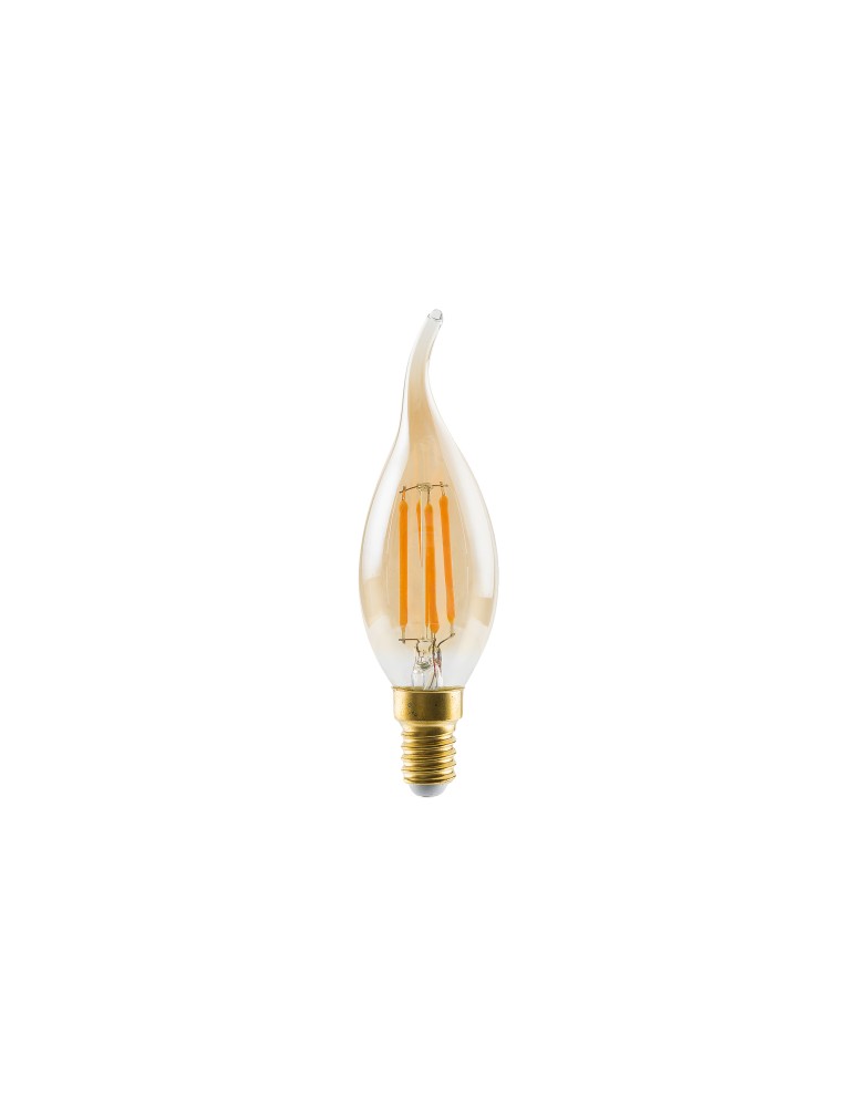 Nowodvorski BULB VINTAGE LED E14, 6W Źródła światła i akcesoria  E14 Max moc 6W LED 2200K Transparentny bursztynowy 10592