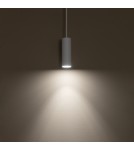Lampy wiszące tuby - Nowodvorski FOURTY S  Sufitowa Wisząca Max moc 10W only LED GU10 R35 Biały 10764 - product 2