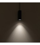 Lampy wiszące tuby - Nowodvorski FOURTY S  Sufitowa Wisząca Max moc 10W only LED GU10 R35 Czarny 10765 - product 2