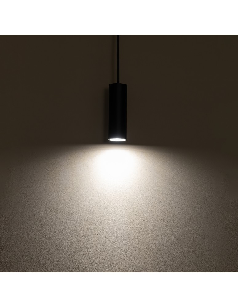 Nowodvorski FOURTY S  Sufitowa Wisząca Max moc 10W only LED GU10 R35 Czarny 10765