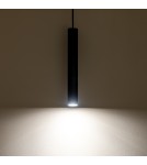 Lampy wiszące tuby - Nowodvorski FOURTY M  Sufitowa Wisząca Max moc 10W only LED GU10 R35 Czarny 10771 - product 2