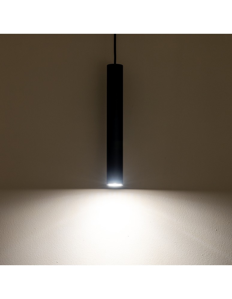 Nowodvorski FOURTY M  Sufitowa Wisząca Max moc 10W only LED GU10 R35 Czarny 10771