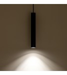 Lampy wiszące tuby - Nowodvorski FOURTY M  Sufitowa Wisząca Max moc 10W only LED GU10 R35 Czarny 10771 - product 3