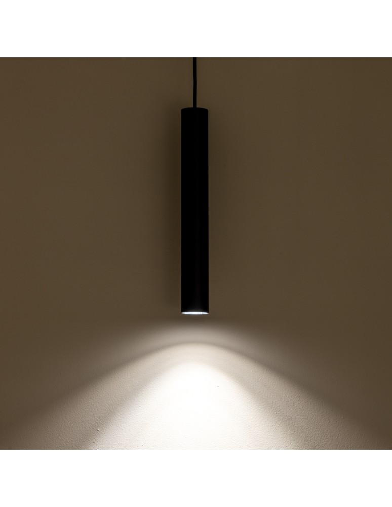 Nowodvorski FOURTY M  Sufitowa Wisząca Max moc 10W only LED GU10 R35 Czarny 10771