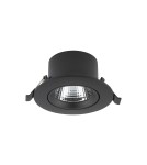 Lampy podtynkowe LED - Nowodvorski EGINA LED 5W  Spot Podtynkowa Max moc 5W LED 4000K Czarny 10550 - product 1