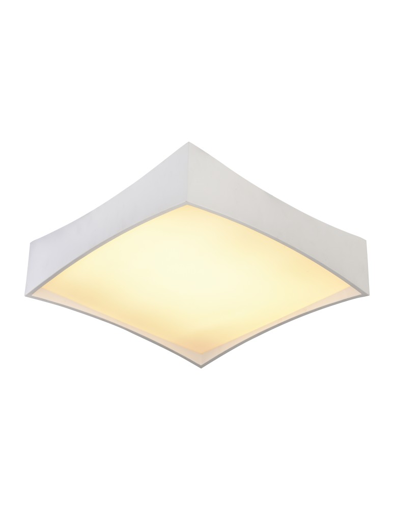 Plafony kwadratowe - Azzardo VECCIO 50 WHITE 1xLED Sufitowa Biały AZ2625 - produkt kolory-swiatla.pl 1