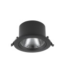 Lampy podtynkowe LED - Nowodvorski EGINA LED 15W  Spot Podtynkowa Max moc 15W LED 4000K Czarny 10558 - product 1