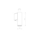 Kinkiety tuby - Nowodvorski FOURTY WALL S  Ścienna Kinkiet Max moc 10W only LED GU10 R35 Biały 10746 - product 6
