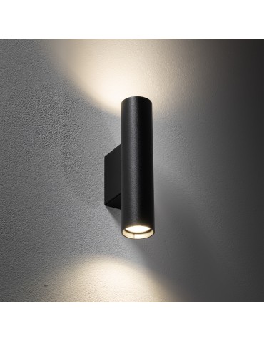 Nowodvorski FOURTY WALL M  Ścienna Kinkiet Max moc 10W only LED GU10 R35 Czarny 10753 - produkt 2