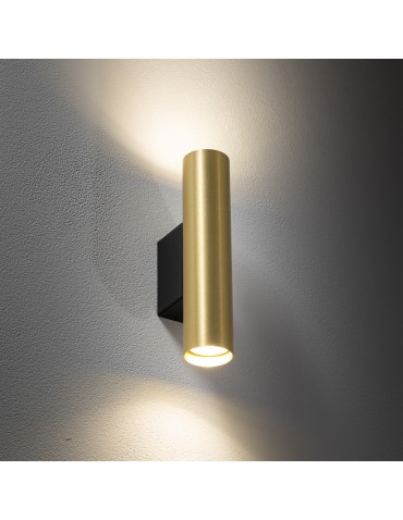 Nowodvorski FOURTY WALL M  Ścienna Kinkiet Max moc 10W only LED GU10 R35 Mosiądz 10754 - produkt 2