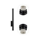 Nowodvorski FOURTY WALL XL Ścienna Kinkiet Max moc 10W only LED Czarny 10759 Nowodvorski FOURTY WALL XL Ścienna Kinkiet Max moc 10W only LED Czarny 10759