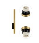 Kinkiety tuby - Nowodvorski FOURTY WALL XL  Ścienna Kinkiet Max moc 10W only LED GU10 R35 Mosiądz 10760 - product 5