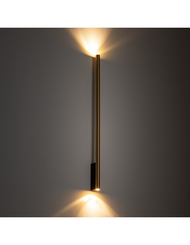 Nowodvorski LASER WALL XL  Ścienna Kinkiet Max moc 10W only LED G9 Mosiądz 10828