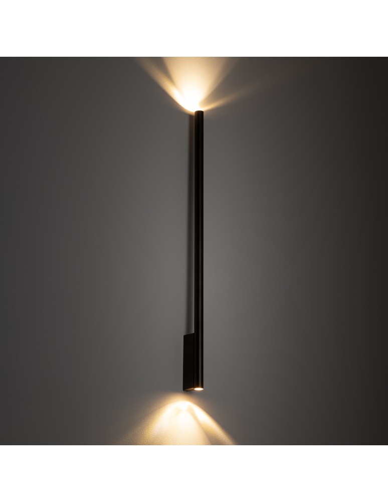 Kinkiety tuby - Nowodvorski LASER WALL XL  Ścienna Kinkiet Max moc 10W only LED G9 Satynowy czekoladowy 10832 - product kolory-swiatla.pl 2