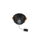Lampy podtynkowe okrągłe - Nowodvorski UNO M  Spot Podtynkowa Max moc 15 W only LED GX53 Czarny 10843 - product 4