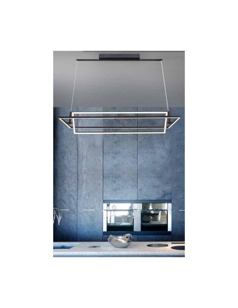 Azzardo VIENA BLACK 1xLED Wisząca Czarny AZ2849