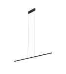 Lampy wiszące nad wyspę - Nowodvorski BAR LED M  Sufitowa Wisząca Max moc 24W LED 4000K Czarny 10848 - product 1